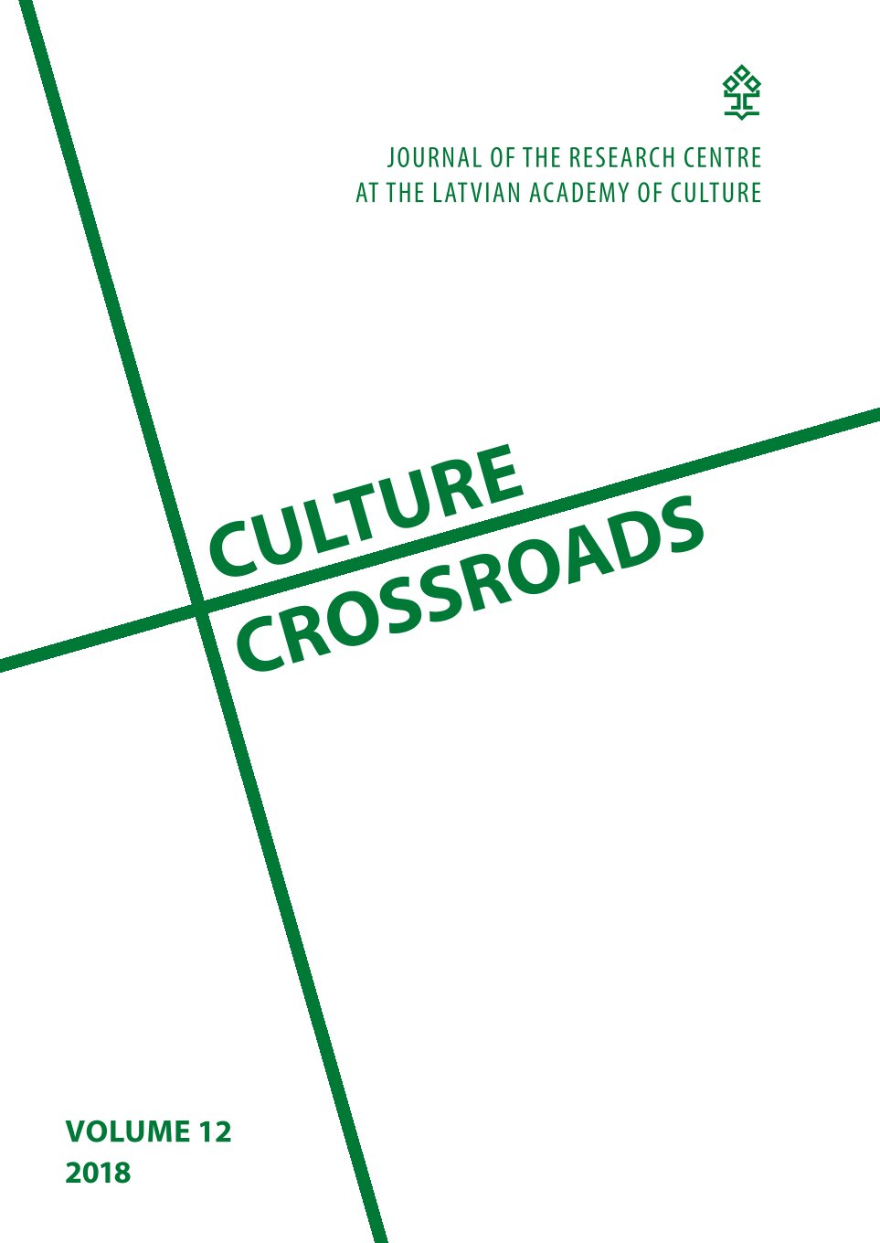 					View Vol. 12 (2018): Culture Crossroads
				